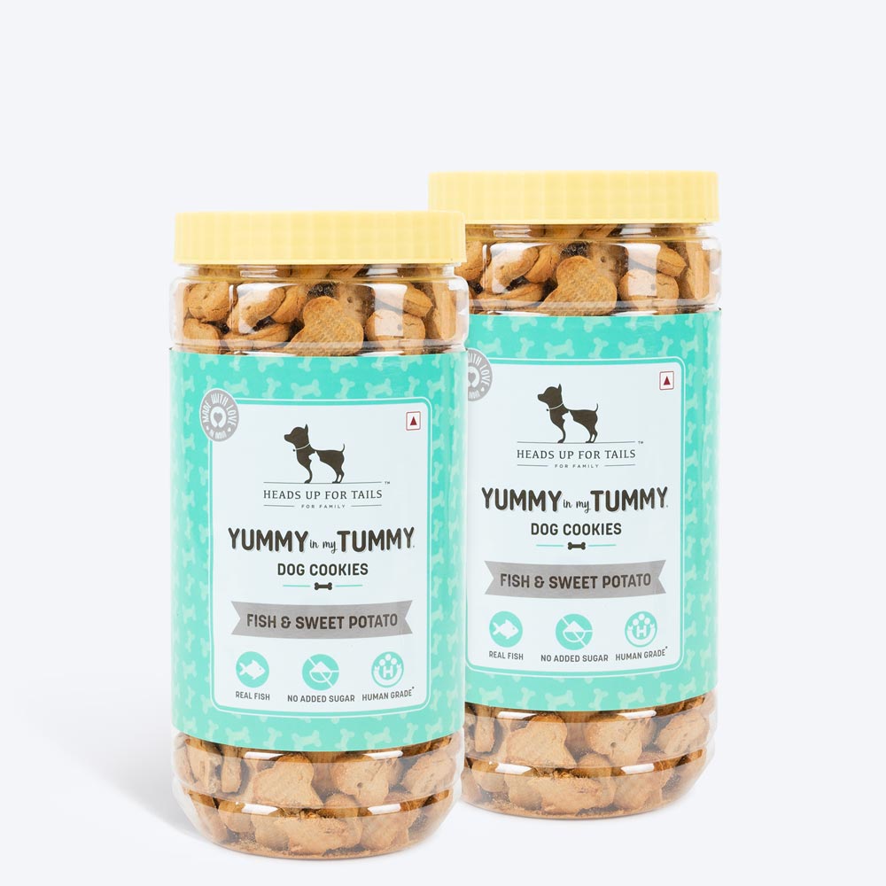 HUFT YIMT Fish And Sweet Potato Dog Biscuits - Heads Up For Tails