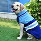 HUFT Striped Cable Knit Dog Sweater - Navy/Sky Blue