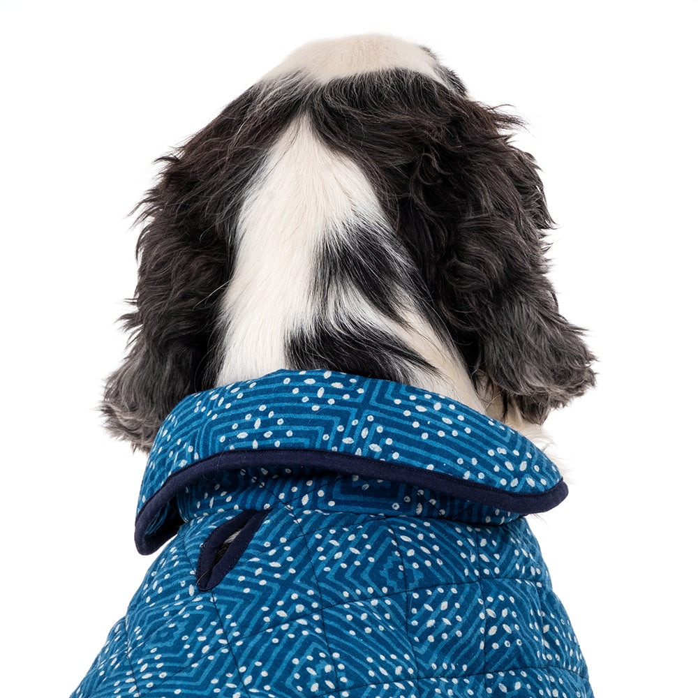 HUFT The Indian Collective Ambar Indigo Dog Jacket - Heads Up For Tails