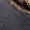 HUFT 24x7 Snuggle Duty Foil Print Pet Sweatshirt - Grey Melange - Heads Up For Tails