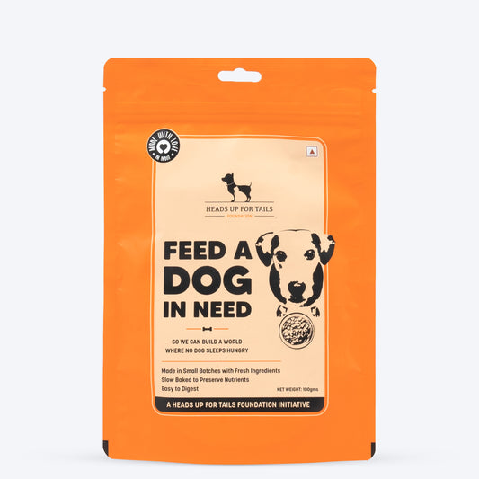 HUFT Feed a Dog In Need Dog Food Pack - 100 g - Heads Up For Tails