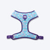 Dash Dog Circle Double Harness - Aqua Blue & Lavender - Heads Up For Tails