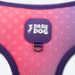 Dash Dog Flow Easy Walk Harness - Aqua Blue & Pink - Heads Up For Tails