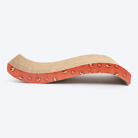 HUFT ScratchVille Cat Scratcher - Orange - Heads Up For Tails