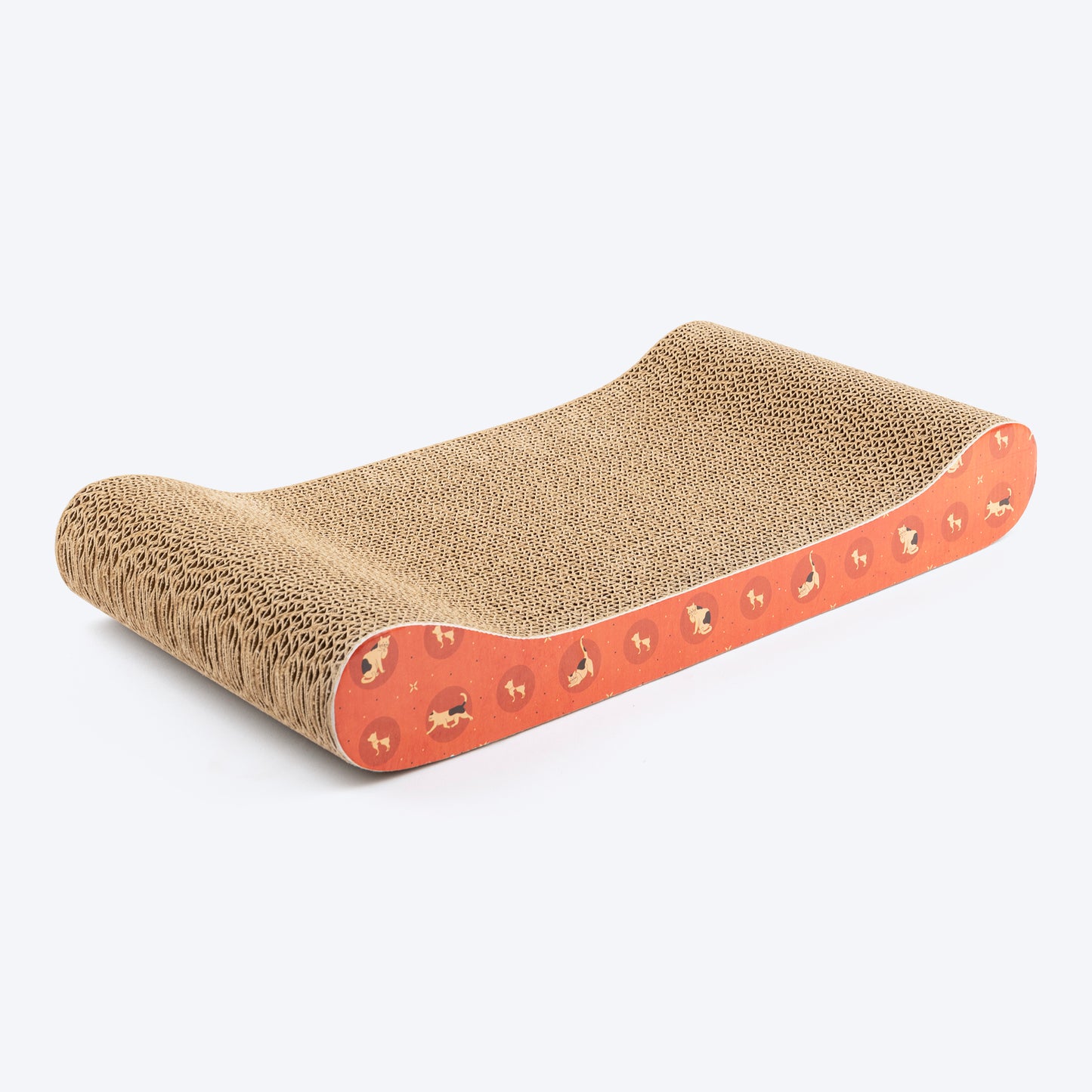 HUFT Feline Frenzy Cat Scratcher - Orange - Heads Up For Tails