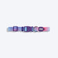 Dash Dog Flow Padded Collar - Pink And Aqua Blue - Heads Up For Tails