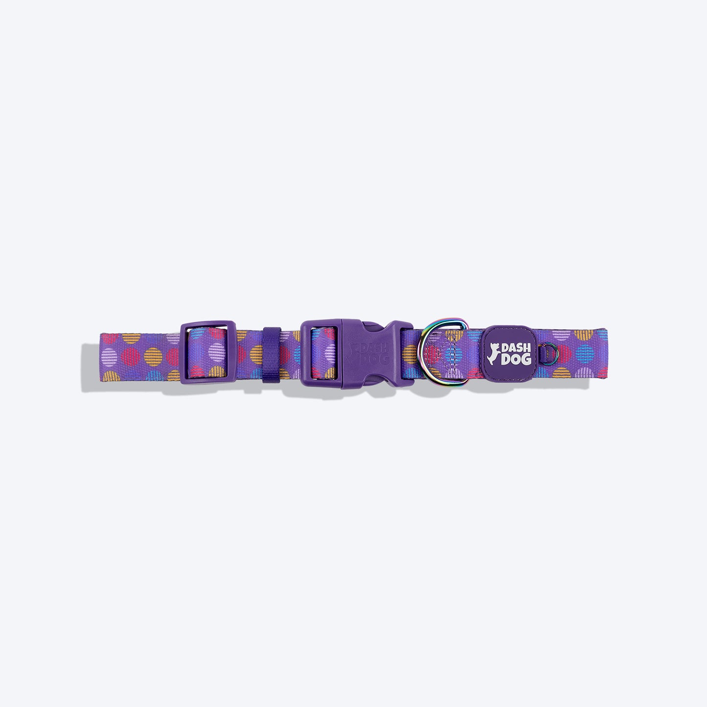 Dash Dog Circle Padded Collar - Violet - Heads Up For Tails