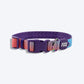 Dash Dog Flow Padded Collar - Violet & Red - Heads Up For Tails