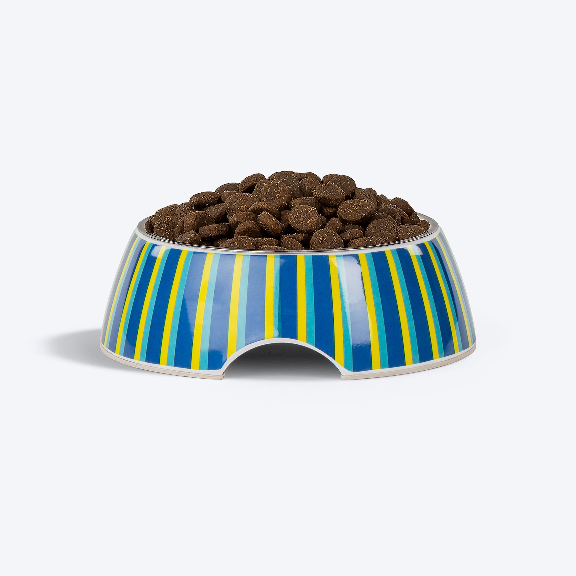 HUFT Blazing Blue Melamine Bowl For Dogs and Cats - Heads Up For Tails