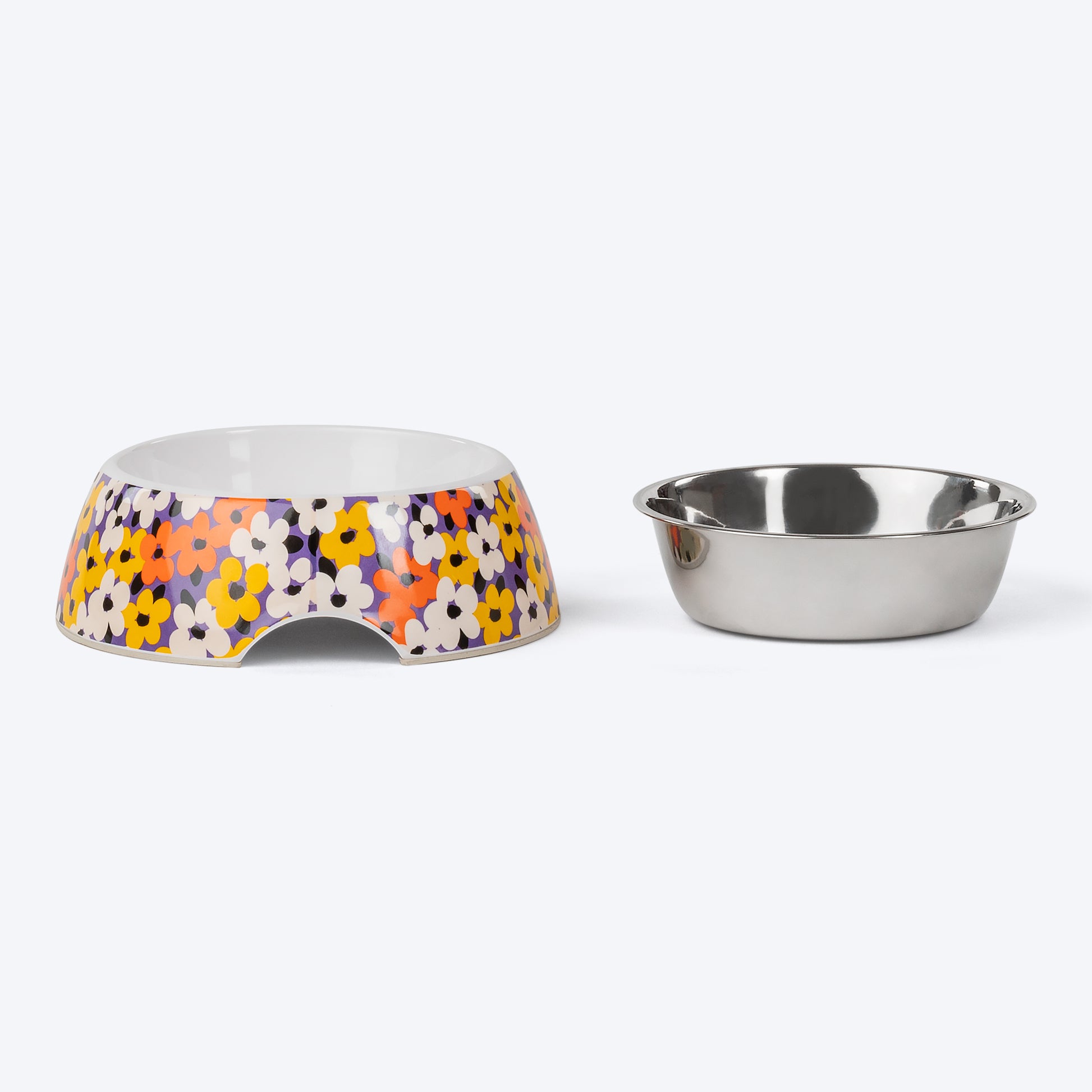 HUFT MisFit Meadow Melamine Bowl For Dogs and Cats - Heads Up For Tails