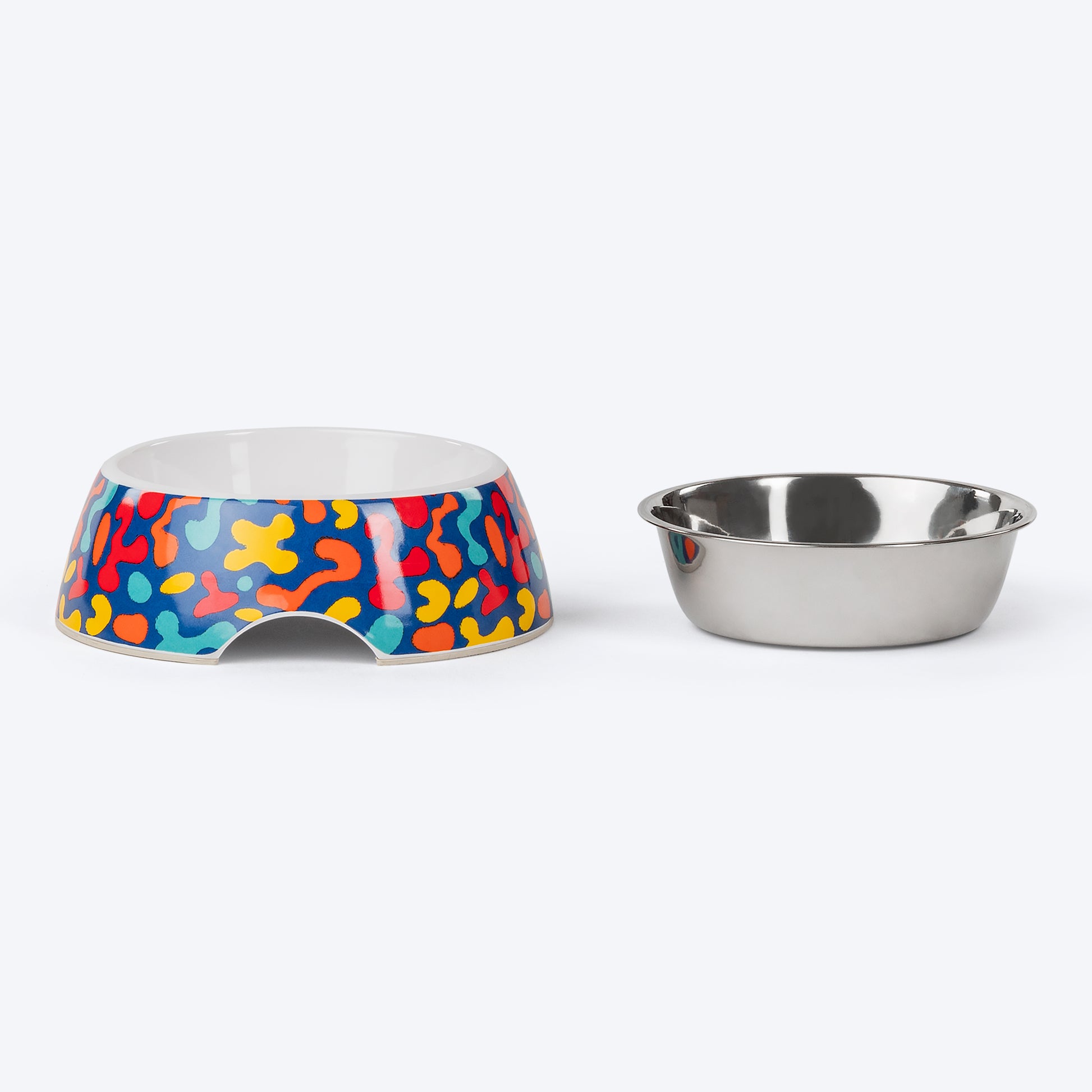 HUFT Colour Craze Melamine Bowl For Dogs And Cats - Heads Up For Tails