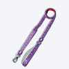 Dash Dog Circle Printed Leash - Violet & Red - Heads Up For Tails
