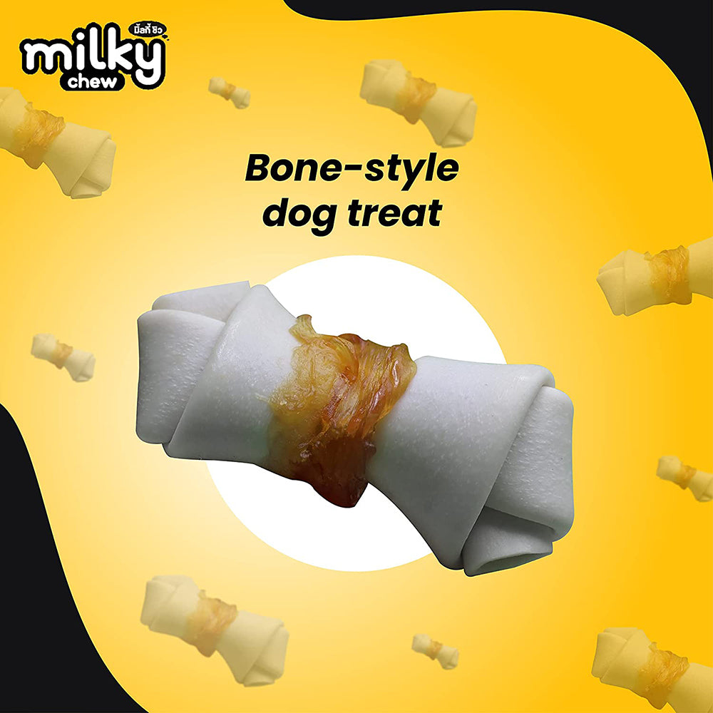 Dogaholic Milky Chew Cheese & Chicken Bone - 10 Pcs - 150 g_02