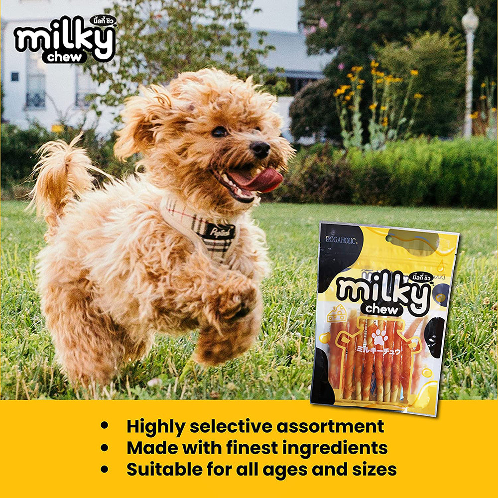 Dogaholic Milky Chew Cheese & Chicken Sticks - 10 Pcs - 130 g_06