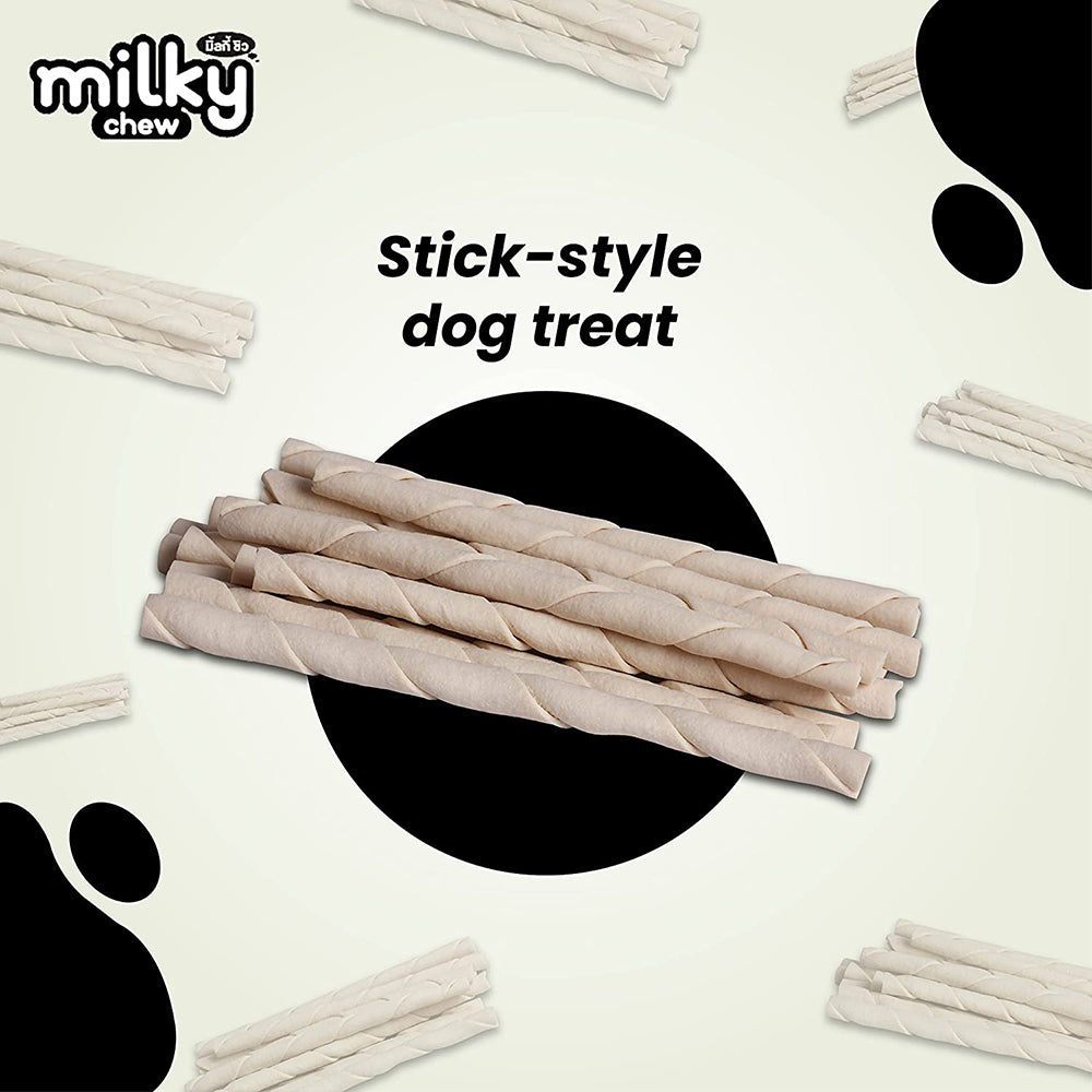 Dogaholic Milky Chew Stick Style - 30 Pcs - 240 g - Heads Up For Tails