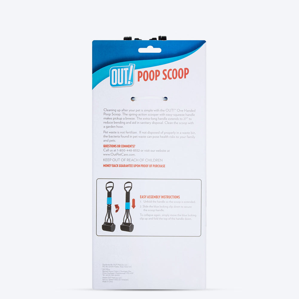 Bramton Out! One-handed Foldable Poop Scoop - Heads Up For Tails
