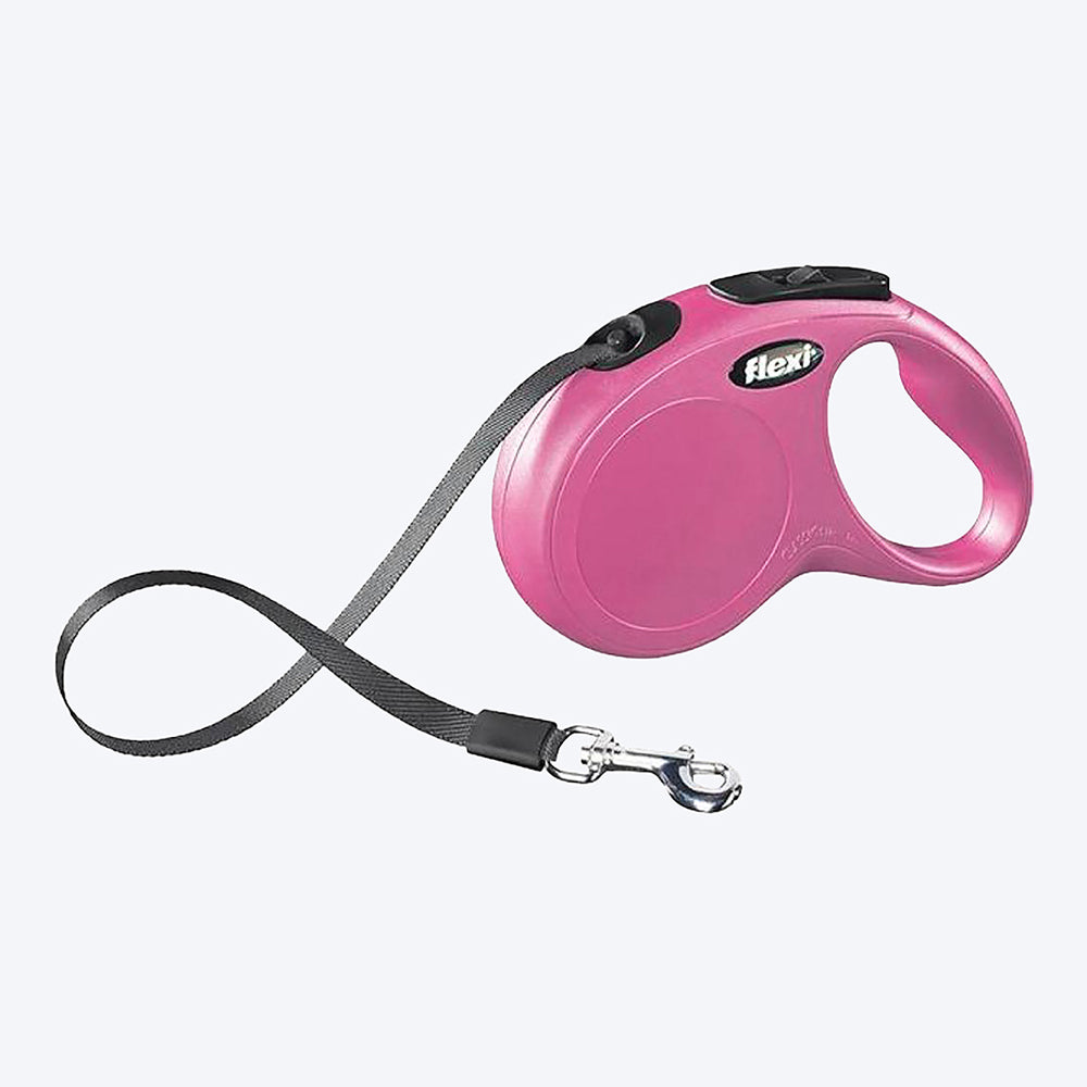 Flexi New Classic Pink Dog Leash-1
