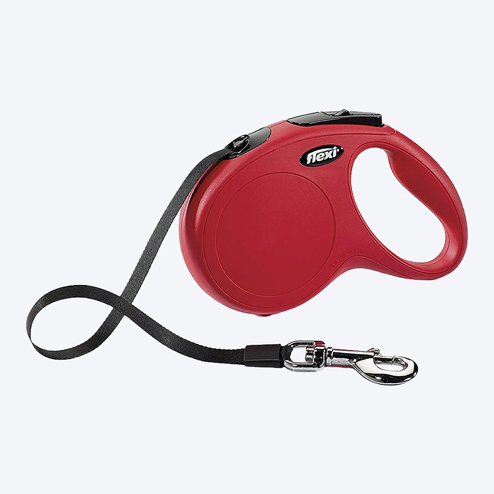 Flexi New Classic Tape 5m - Red - Retractable Dog Leash-1