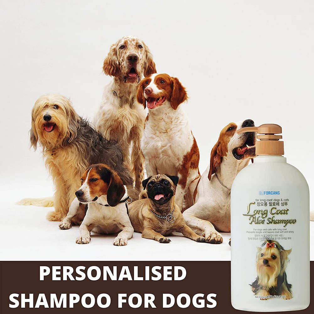 Forcans Long Coat Aloe Dog Shampoo - Heads Up For Tails