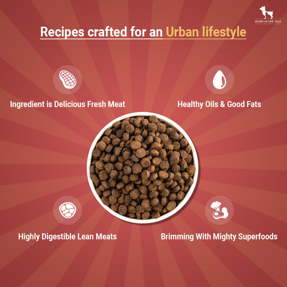 Fabled Grow Little One With Fresh Chicken, Turkey And Duck Dog Dry Food - Heads Up For Tails