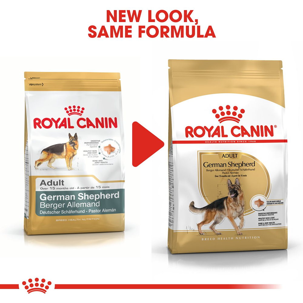 Royal Canin German Shepherd Adult Dry Dog Food - Heads Up For Tails