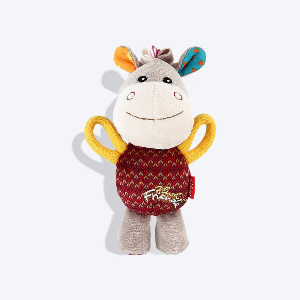 GiGwi Friendz Dog Plush Toy - Donkey (with Squeaker) - Heads Up For Tails