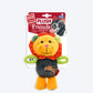 GiGwi Plush Friendz Dog Toy - Lion (with Squeaker) - Heads Up For Tails