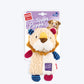 GiGwi Suppa Puppa Lion Squeaker Inside Dog Plush Toy - S - Heads Up For Tails