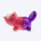 GiGwi Suppa Puppa Squeaker Toy for Dogs - Fox - Pink/Purple - Heads Up For Tails