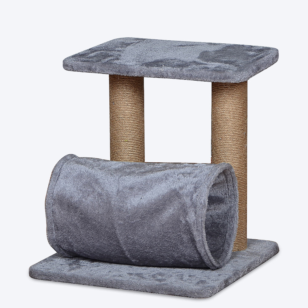 HUFT Cat Tree Plush Sisal Scratching Post - 1.3 feet - Heads Up For Tails
