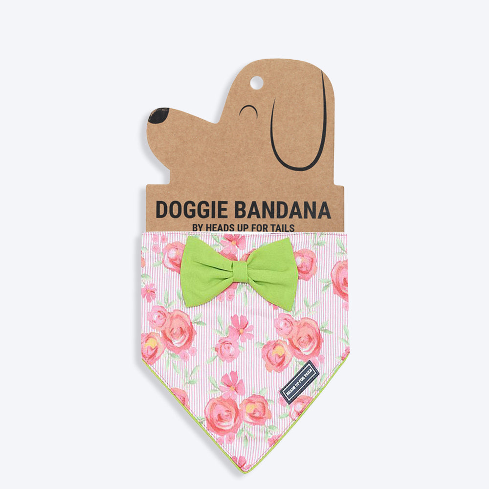 HUFT Rosebuds Dog Bandana - Heads Up For Tails