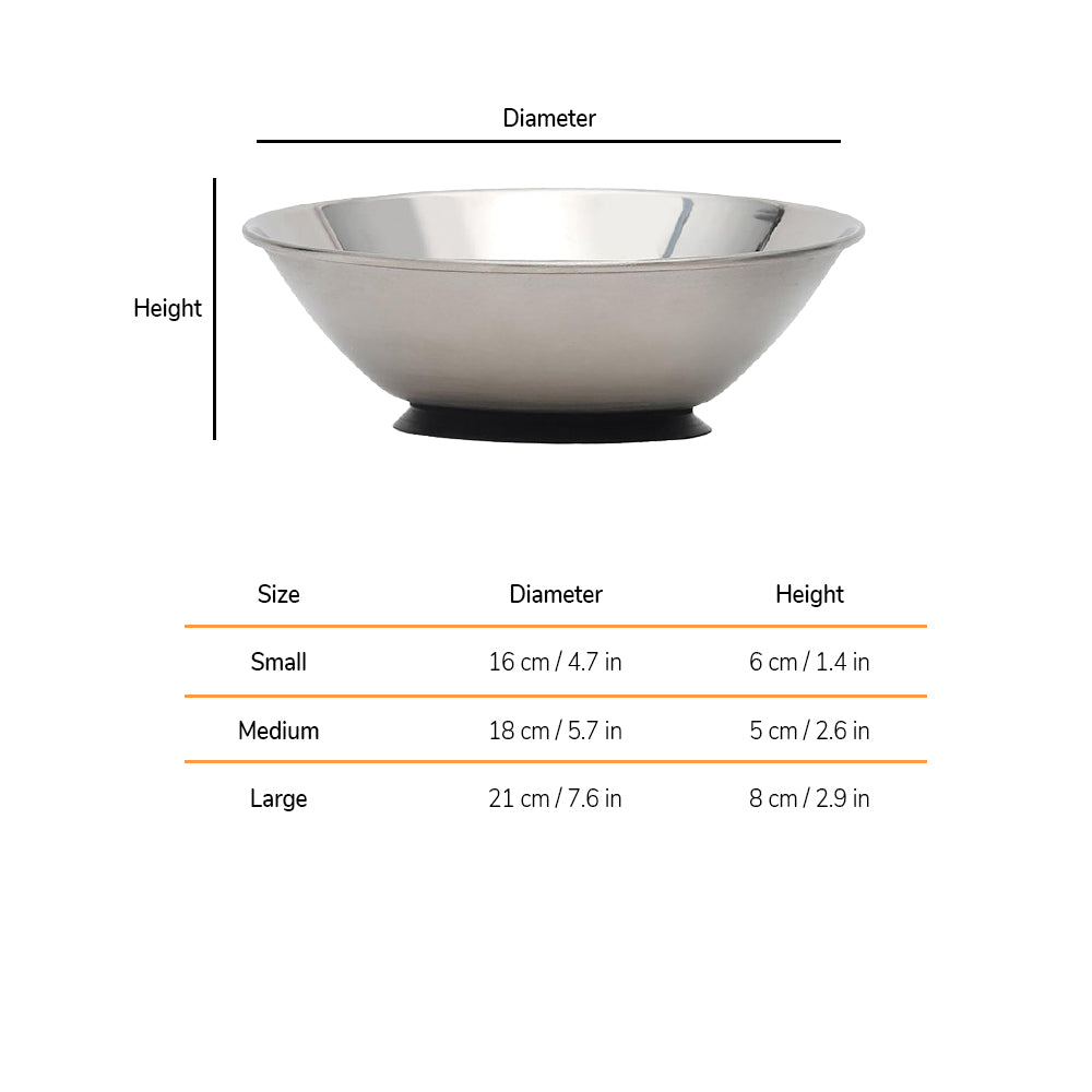 HUFT Slant Suction Anti Slip Bowl for Dog & Cat - Heads Up For Tails