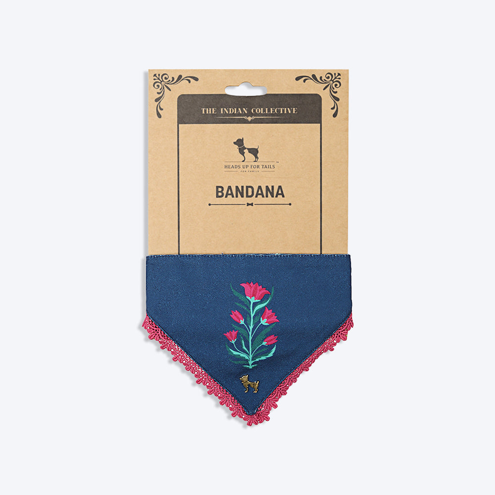 HUFT The Indian Collective Kamal Double Sided Dog Bandana - Heads Up For Tails