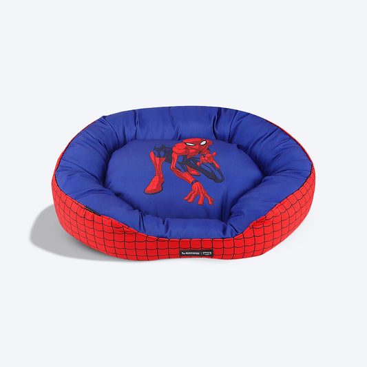 HUFT X©Marvel Spider-Man Oval Dog Bed - Heads Up For Tails