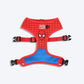 HUFT X©Marvel Spider-Man Reversible Dog Harness - Red & Blue - Heads Up For Tails
