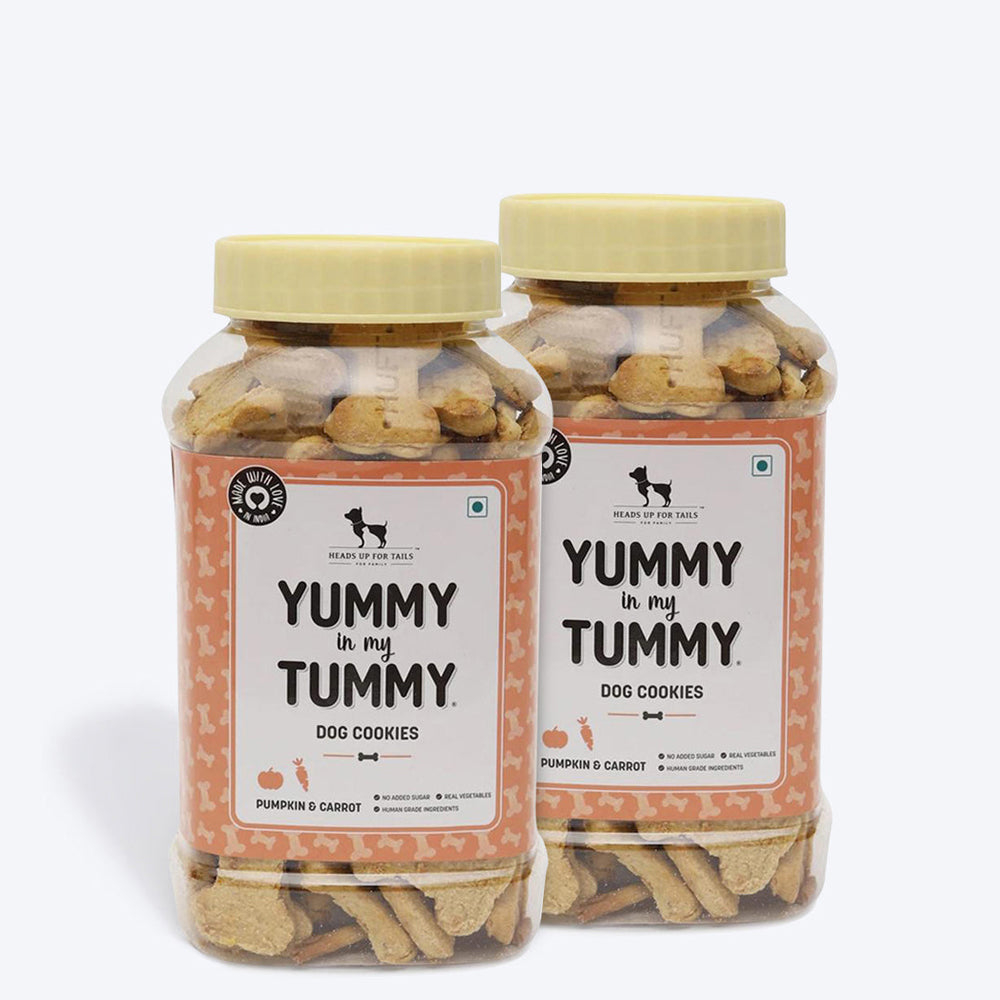 HUFT YIMT Pumpkin and Carrots Vegetarian Dog Biscuits - Heads Up For Tails