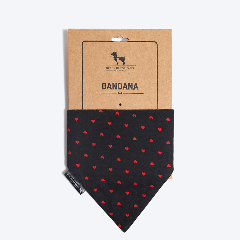 HUFT Adorable Dog Reversible Bandana - Heads Up For Tails