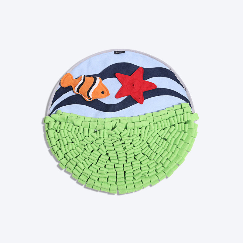 HUFT Aquarium Snuffle Playmat For Dogs - 49 X 49 cm - Heads Up For Tails