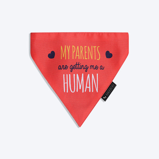 HUFT Baby Announcement Dog Bandana - Heads Up For Tails