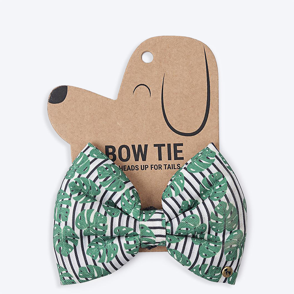 HUFT Be-Leaf in Good Detachable Dog Bow Tie - Heads Up For Tails