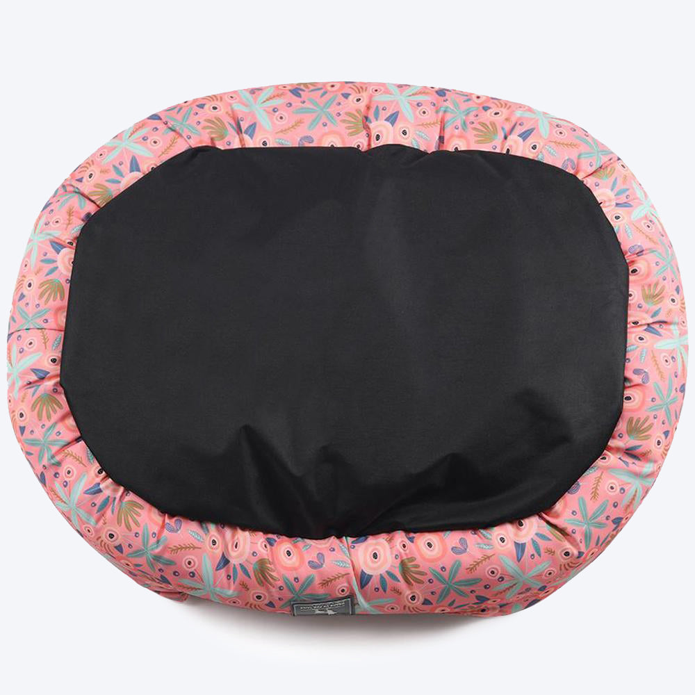 HUFT Bloom Wildly Oval Dog Bed - Heads Up For Tails
