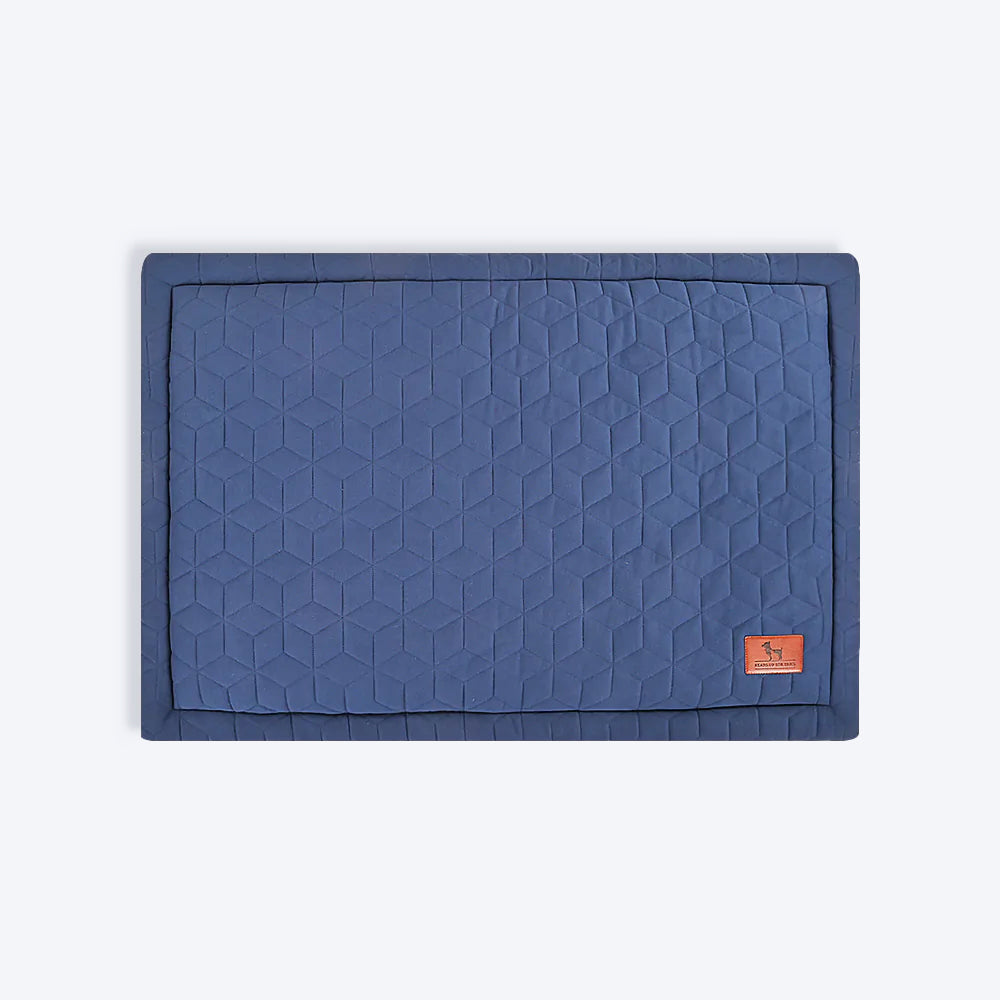 HUFT Blues Groove Quilted Dog Mat - Heads Up For Tails