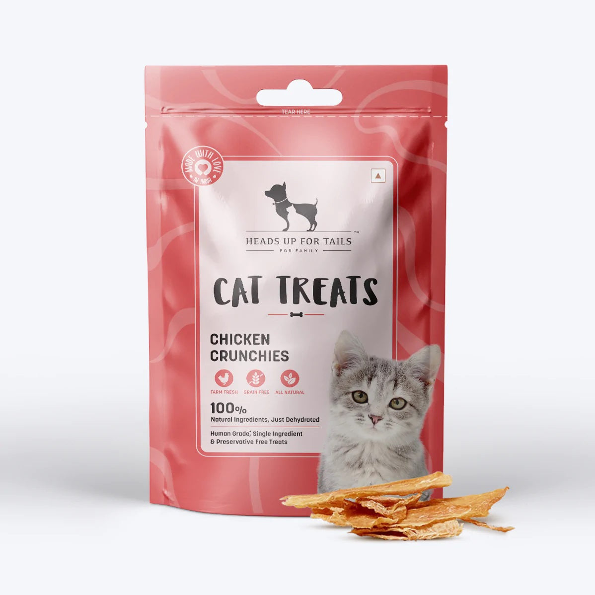 HUFT Cat Treat Combo Non Veg Pack of 3 Heads Up For Tails