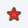 HUFT Christmas Starstruck Dog Collar Insert (Red and Green) - Heads Up For Tails