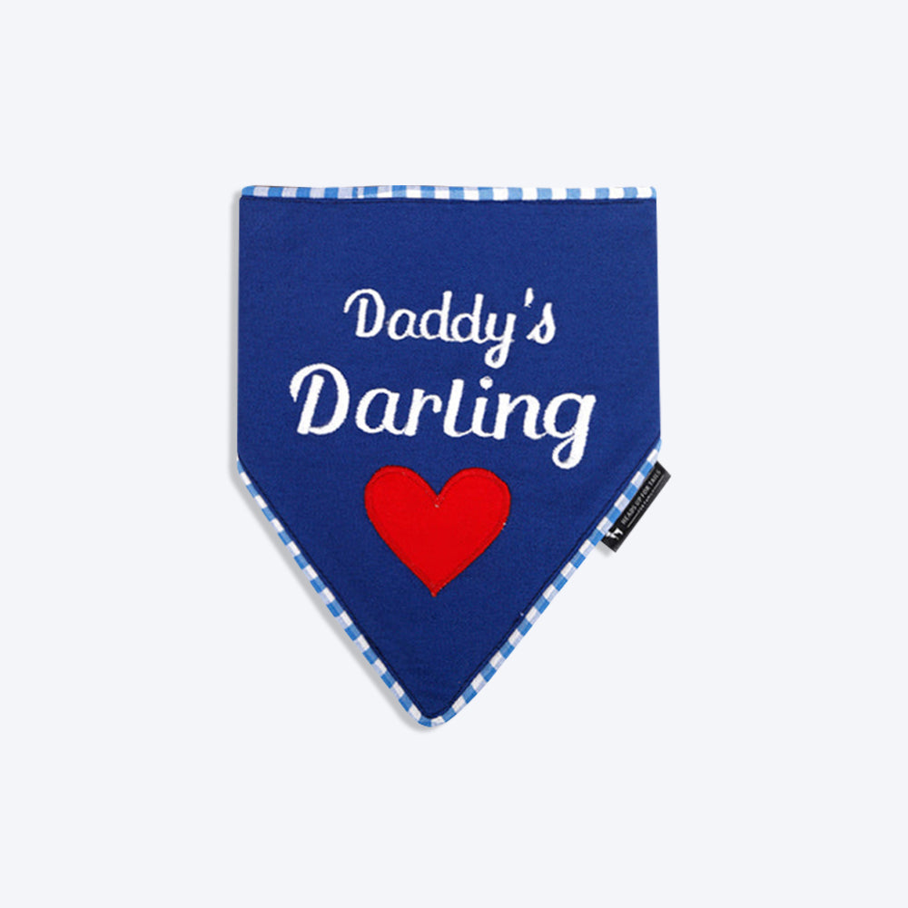 HUFT Daddy's Darling Dog Bandana - Heads Up For Tails
