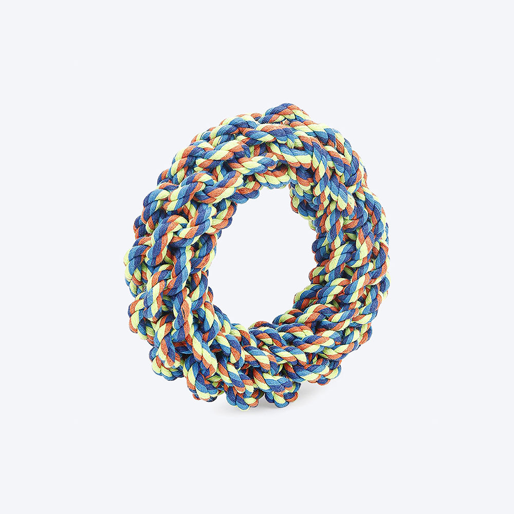 HUFT Donut Dog Rope Toy - 16 cm - Heads Up For Tails