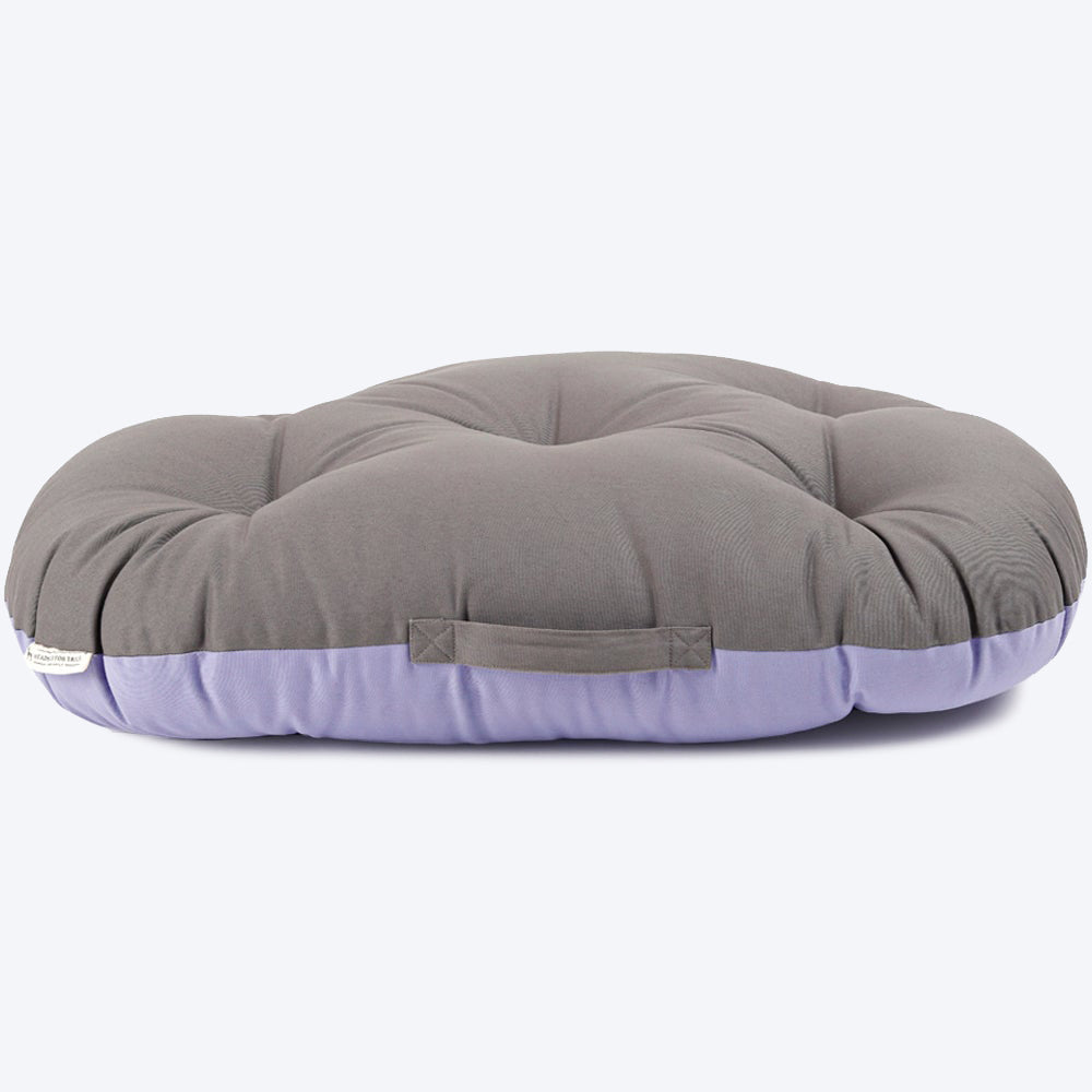 HUFT Essentials Snoozies Dog Bed - Lilac and Grey - Heads Up For Tails