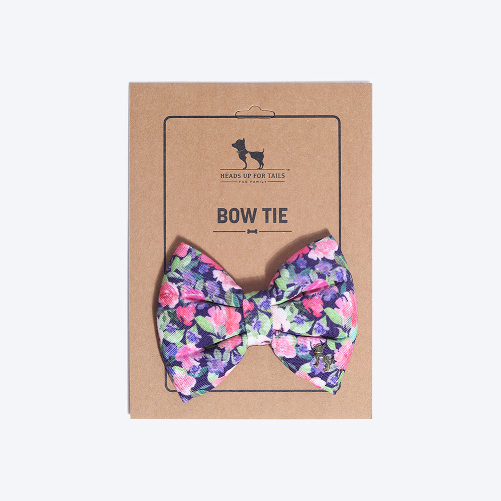 HUFT Flower Power Pet Bow Tie - Heads Up For Tails