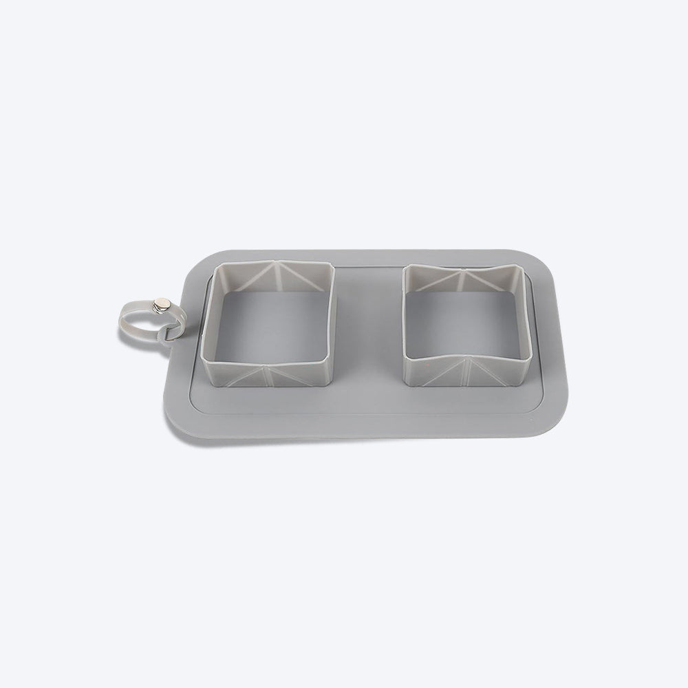 HUFT Foldable Double Diner For Dogs - Heads Up For Tails