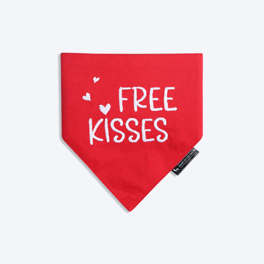 HUFT Free Kisses Dog Bandana - Heads Up For Tails